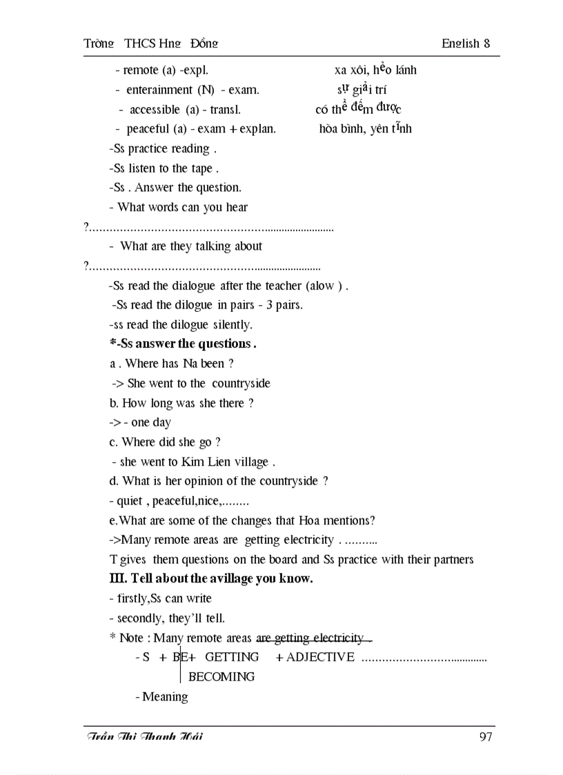 image for page Tieng anh 8