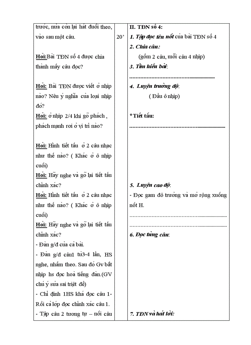 image for page Tiết 11 tập đọc nhạc số 4