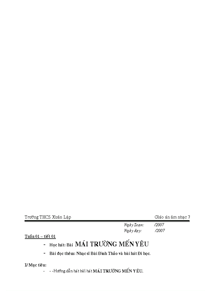 image for page Âm nhạc 7 từ tiết 1 đến tiết 29