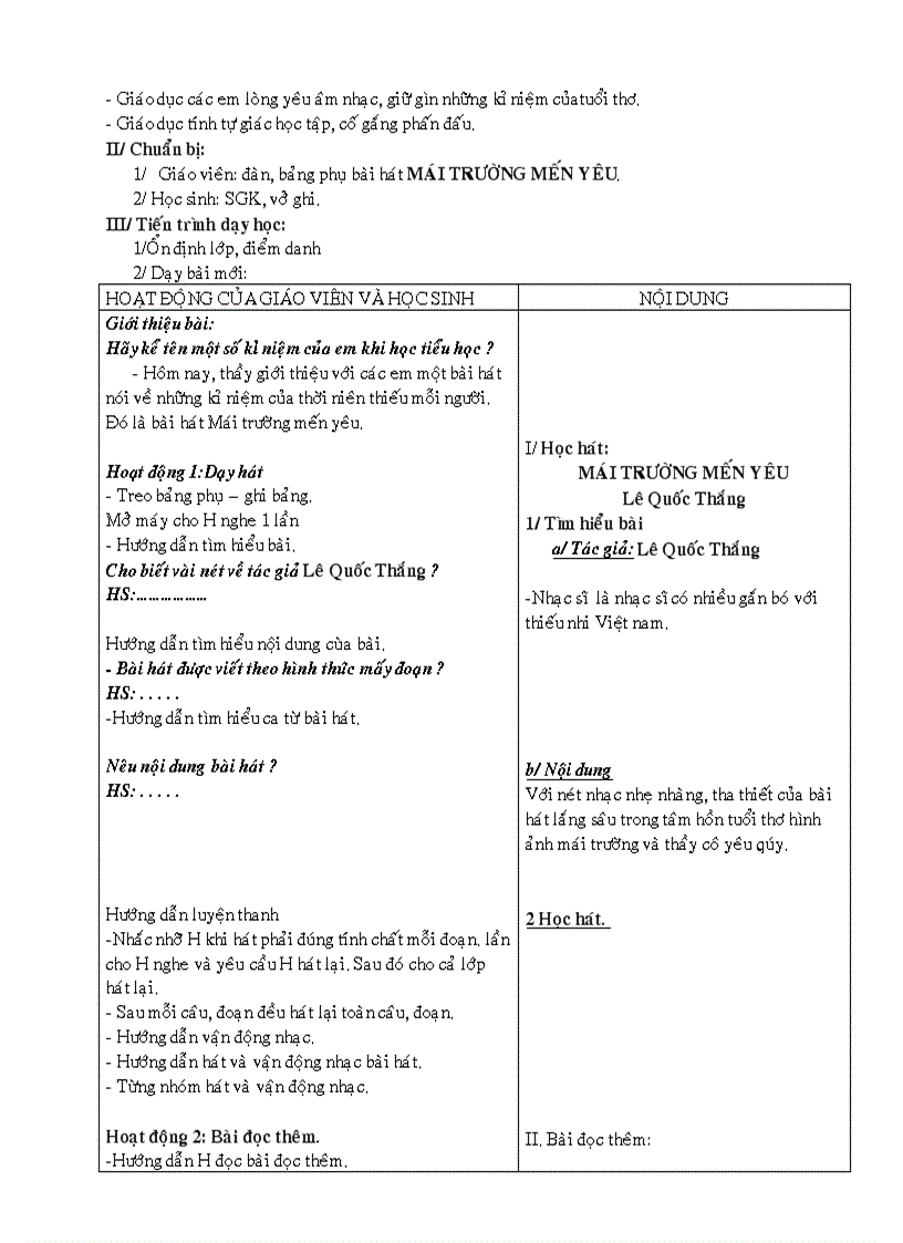 image for page Âm nhạc 7 từ tiết 1 đến tiết 29