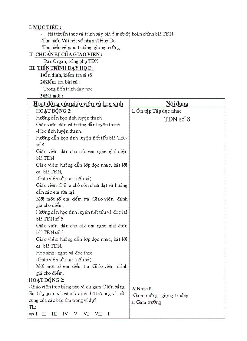 image for page Âm nhạc 7 từ tiết 1 đến tiết 29