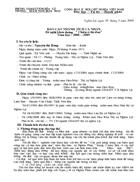 Bao cao thành tích CSTD