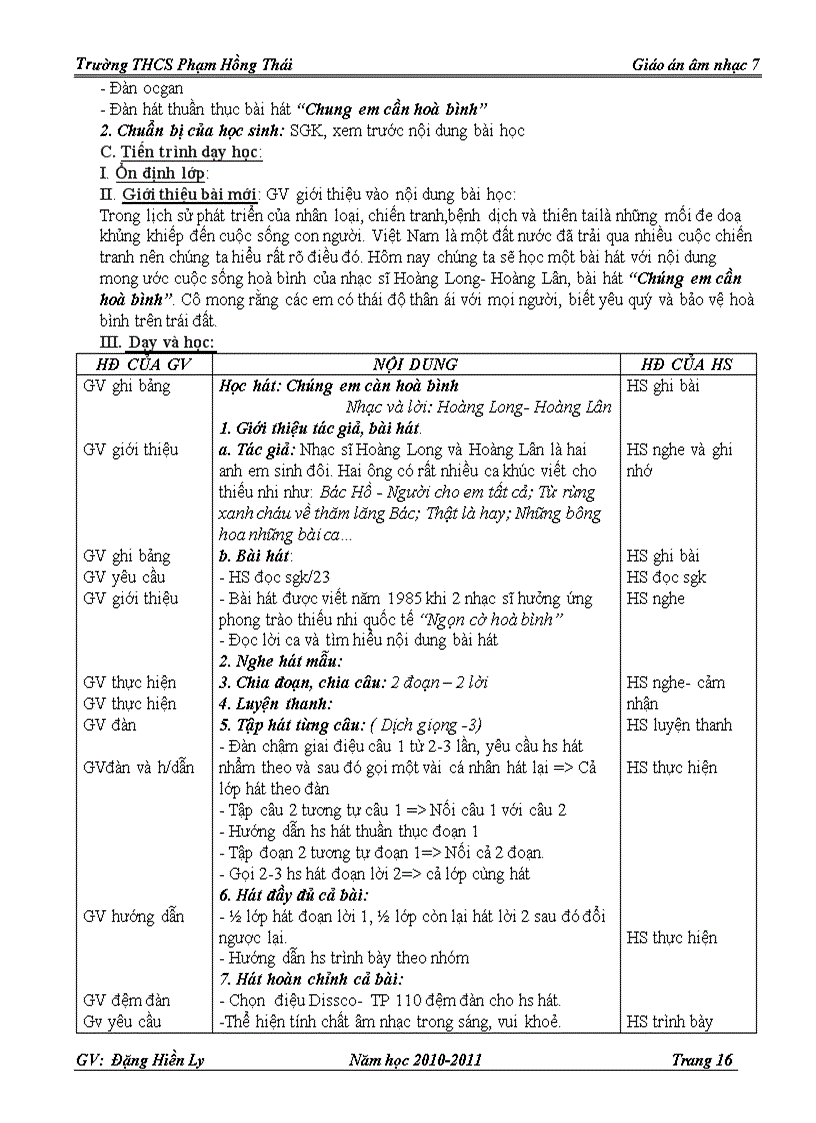 image for page Âm nhạc 7 chuẩn 1