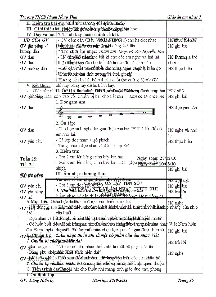 image for page Âm nhạc 7 chuẩn 1