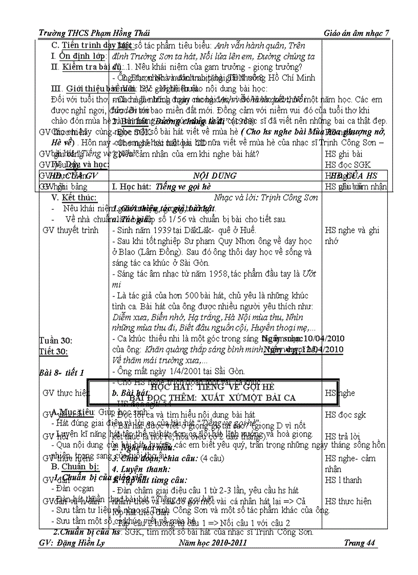 image for page Âm nhạc 7 chuẩn 1