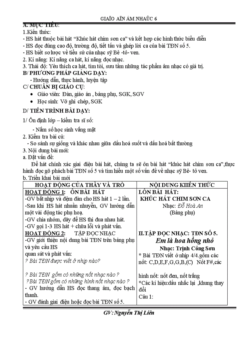 image for page Am nhac 7 theo chuan theo PPCT 2011 2012 tiet 1 19 1