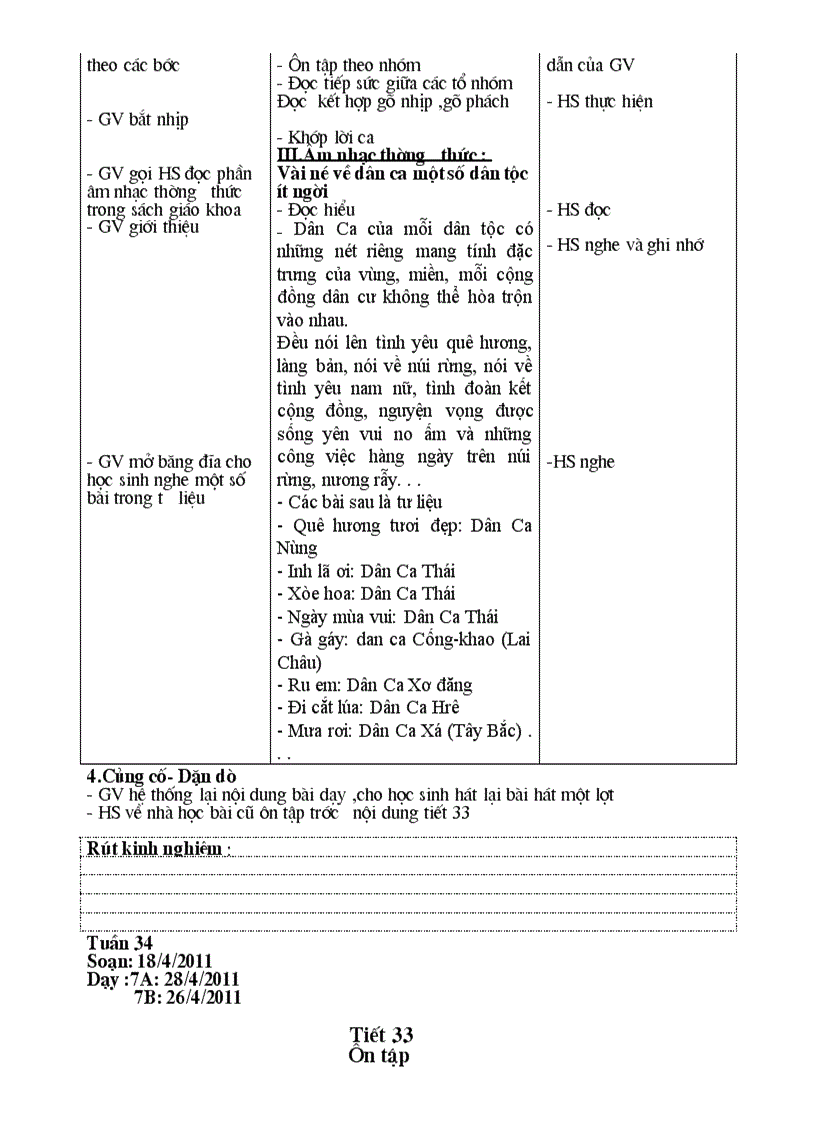 image for page Âm nhạc 7 Tiết 32 33 CKTKN 1