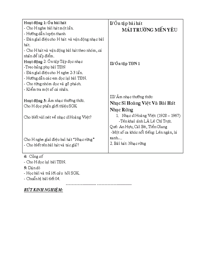 image for page Âm nhạc 7 từ tiết 1 đến tiết 29 1