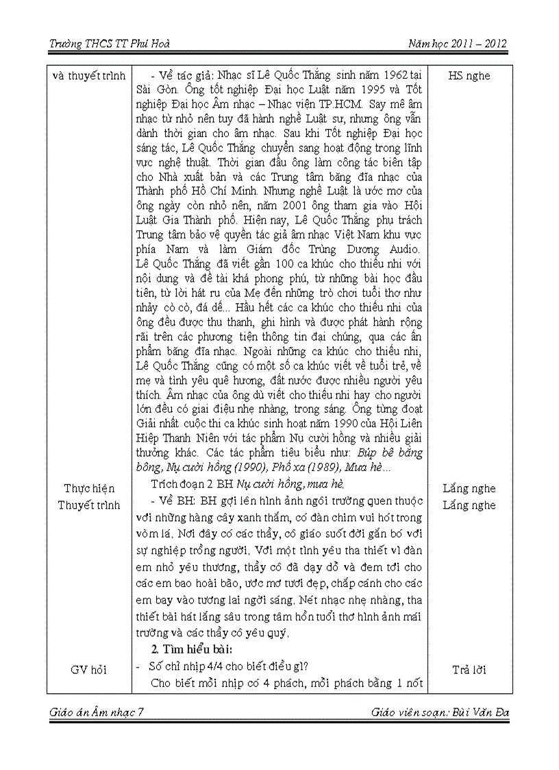 image for page Âm nhạc 7 tuần 1 tiết 1 1