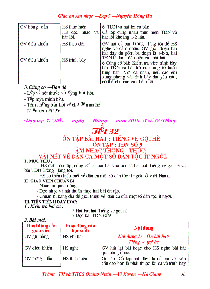 image for page Ga am nhac lop 7 hoc ky ii moi