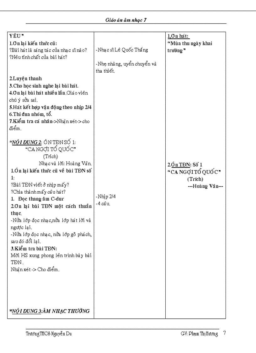 image for page Giao an am nhac 7 3 cot day du