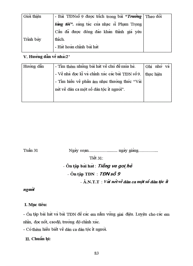 image for page Giao an am nhac 7 hay ca nam