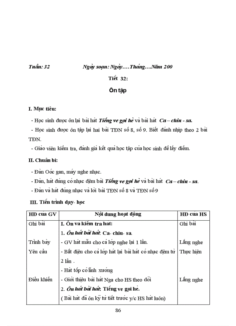 image for page Giao an am nhac 7 hay ca nam