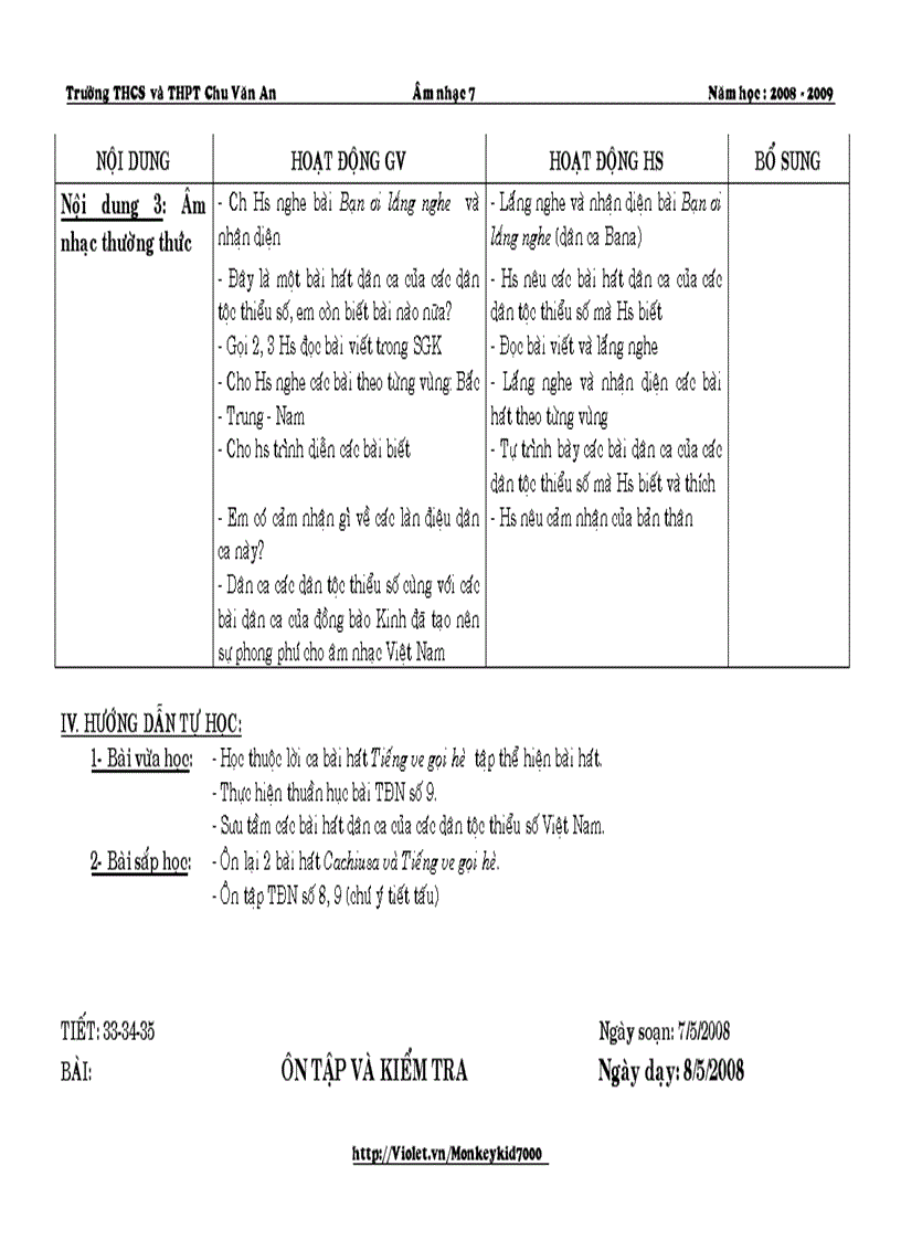 image for page Giáo án âm nhạc 7 hk ii