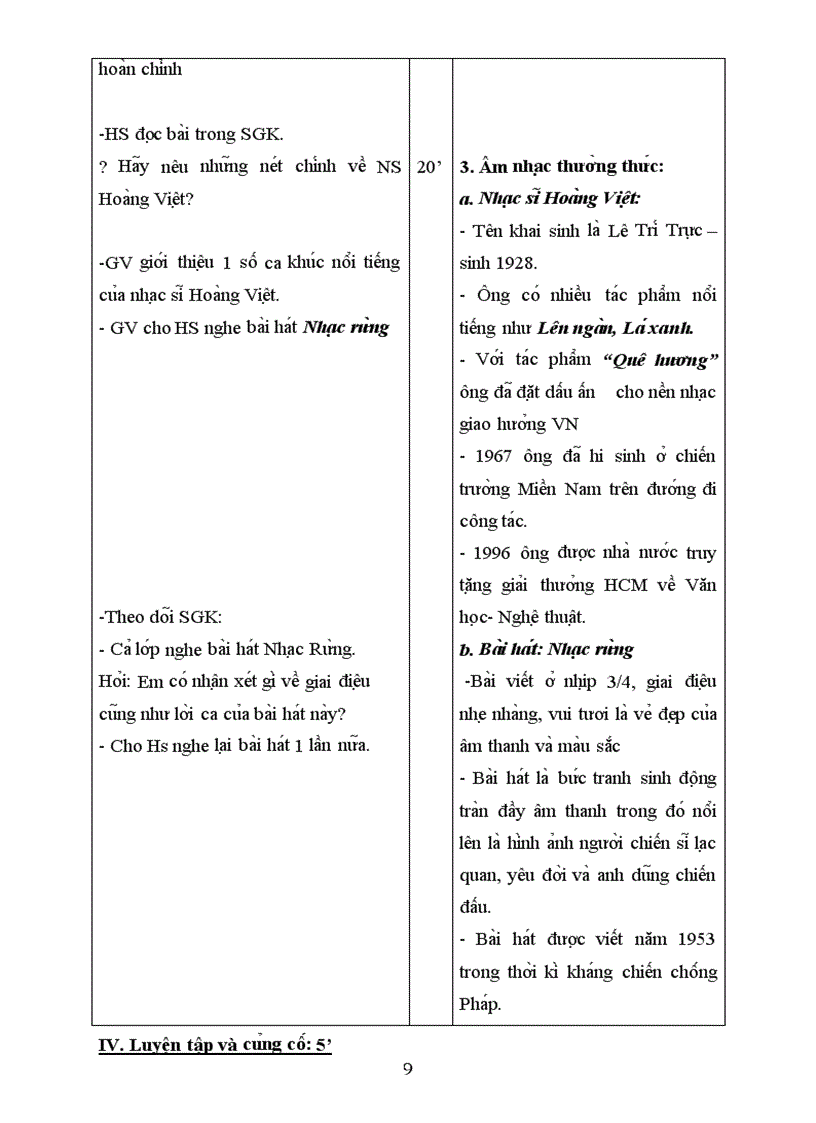 image for page Giao an Am Nhac chuan