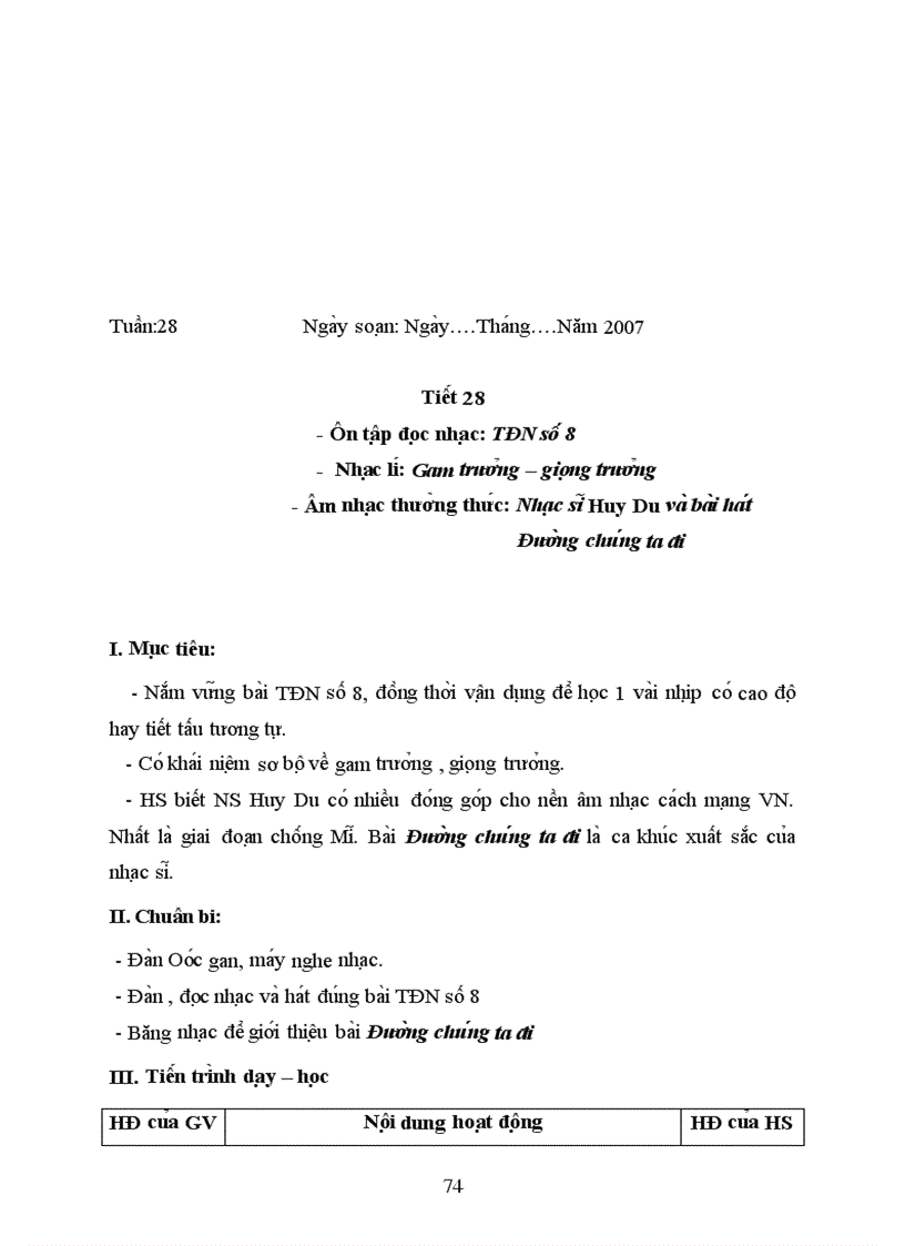 image for page Giao an Am Nhac chuan