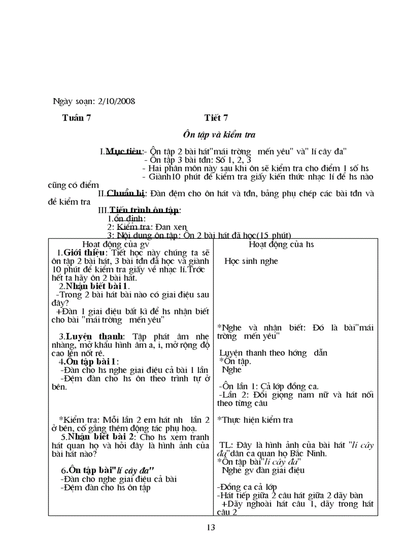 image for page Giao an Am Nhac hay