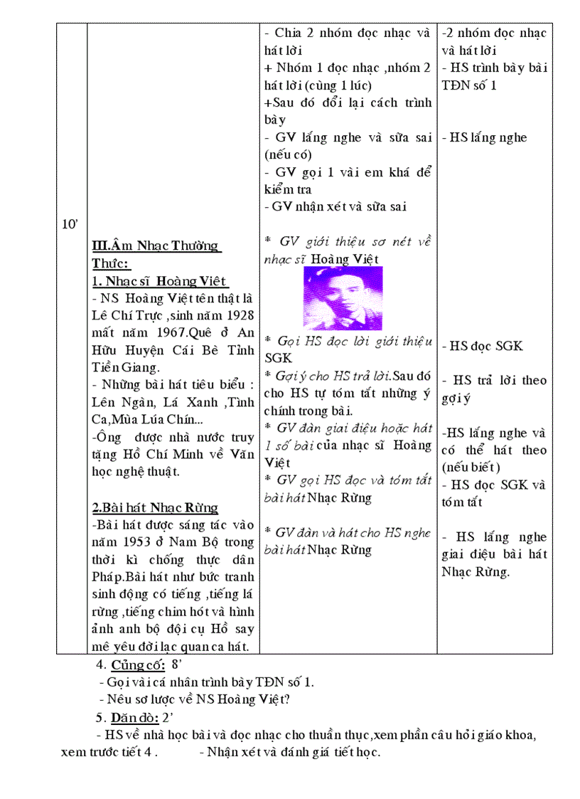 image for page Giáo án âm nhạc HKI lớp 7