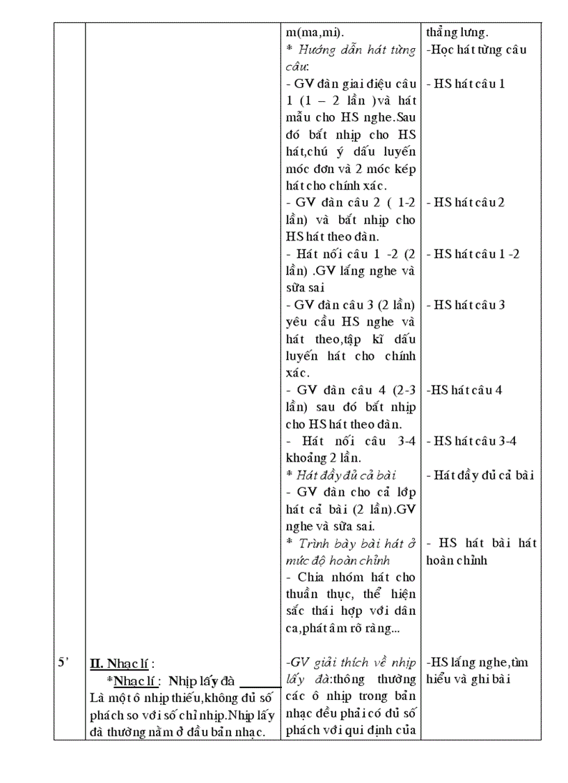 image for page Giáo án âm nhạc HKI lớp 7