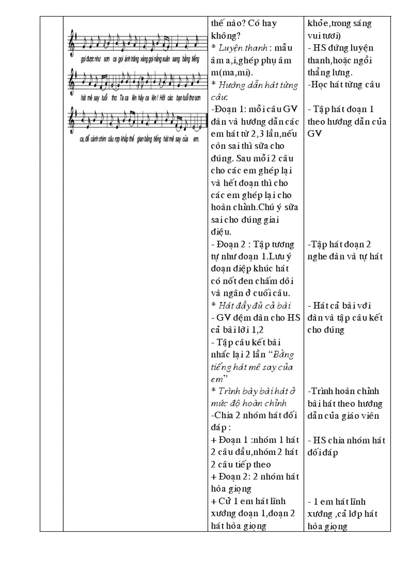 image for page Giáo án âm nhạc HKI lớp 7