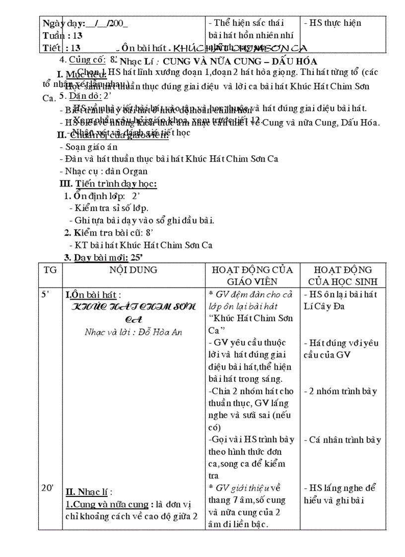 image for page Giáo án âm nhạc HKI lớp 7