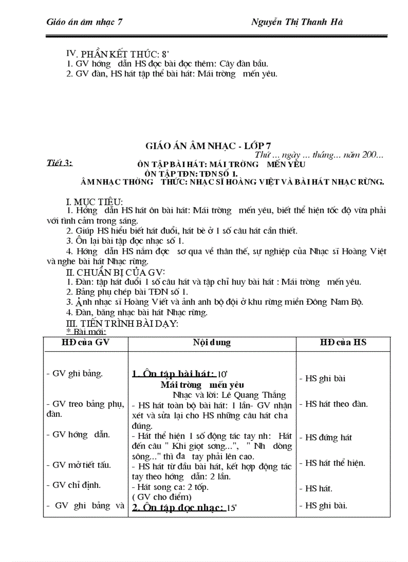 image for page Giao an Am Nhac