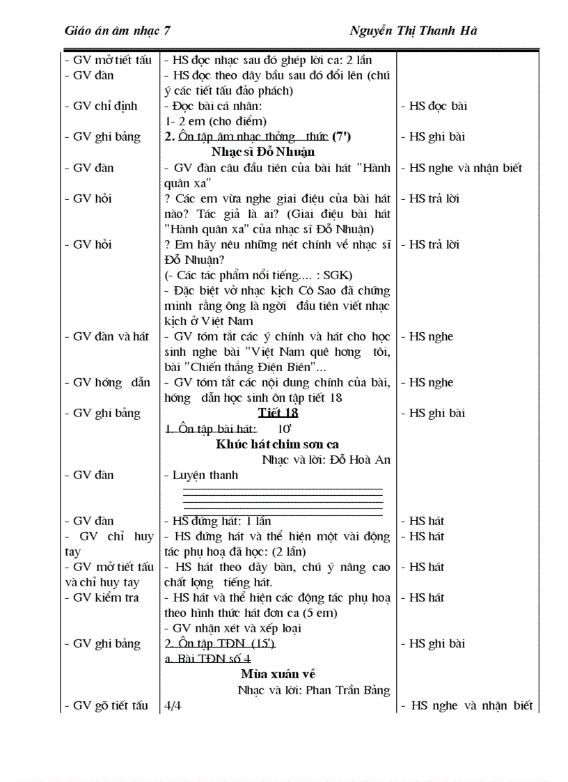 image for page Giao an Am Nhac