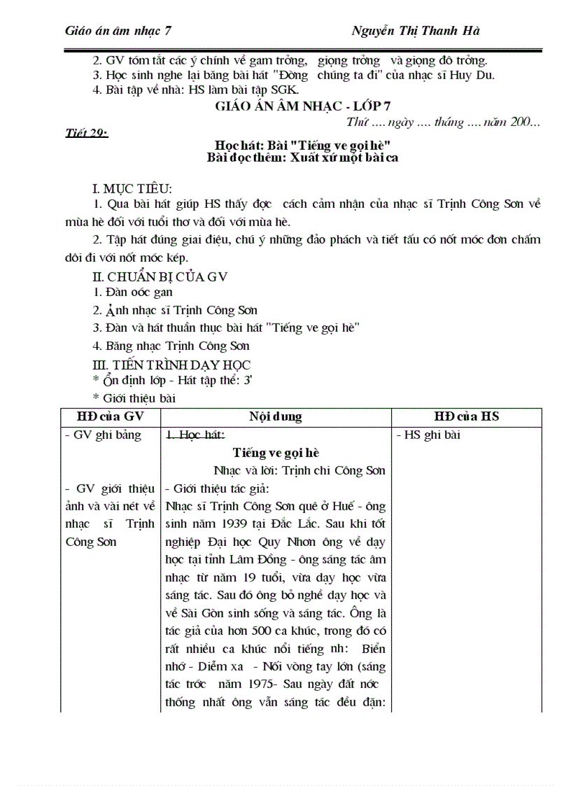 image for page Giao an Am Nhac