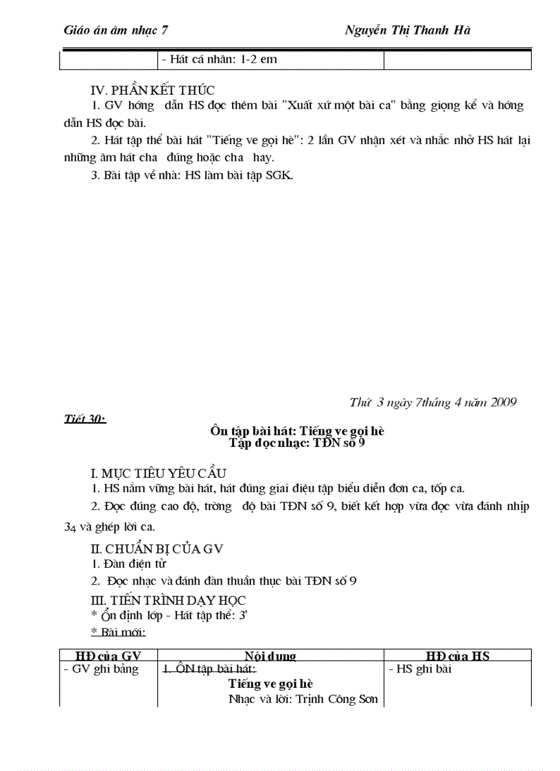 image for page Giao an Am Nhac