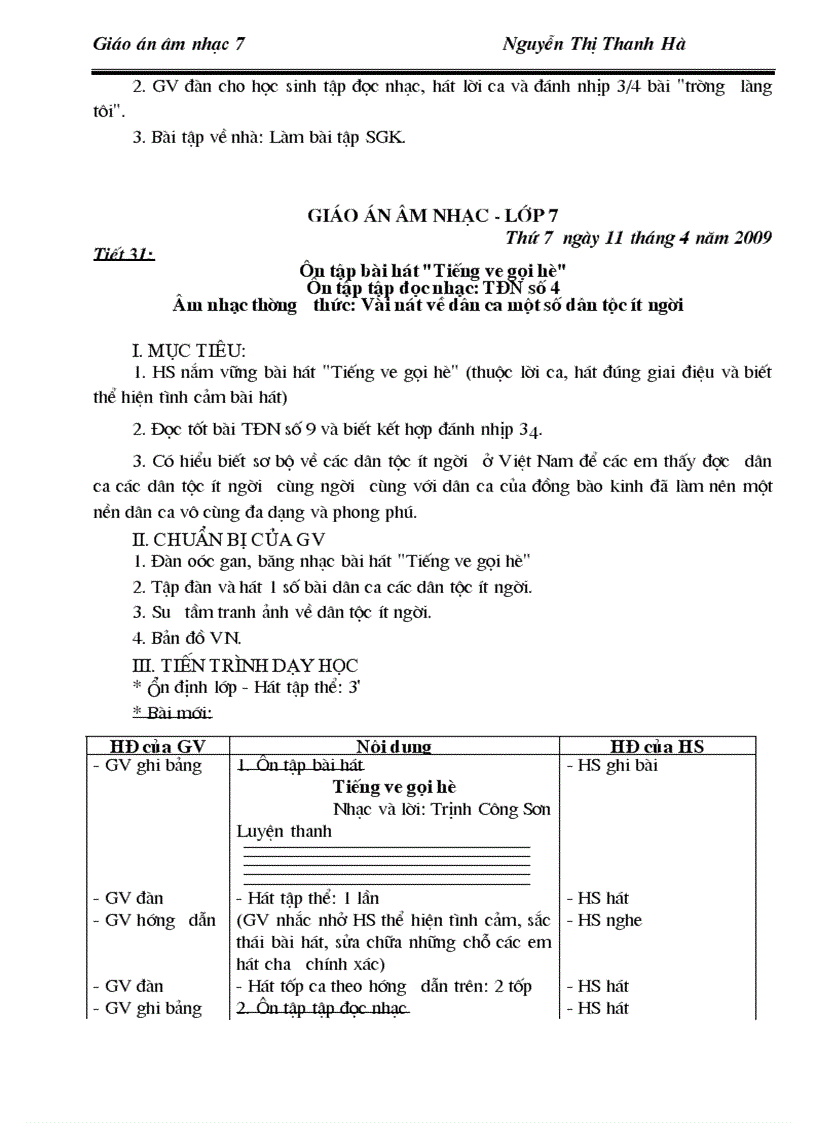 image for page Giao an Am Nhac