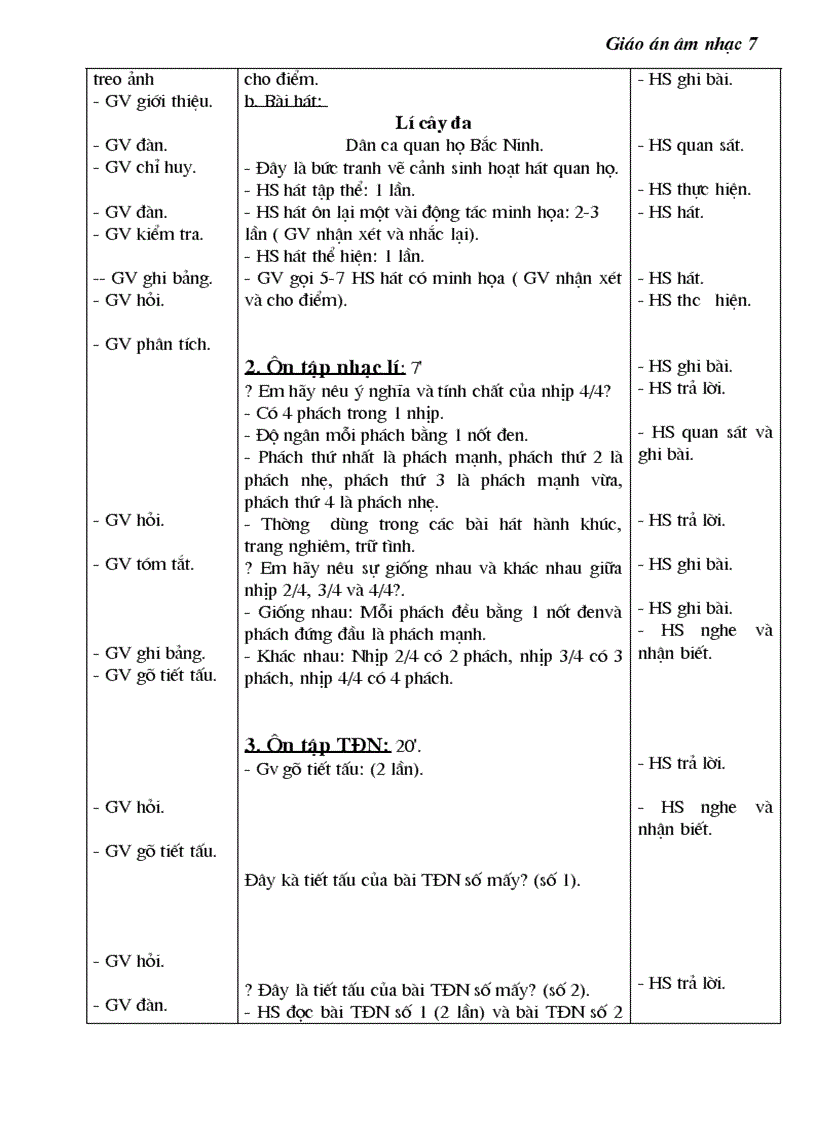 image for page Giáo án âm nhạc7 cả năm