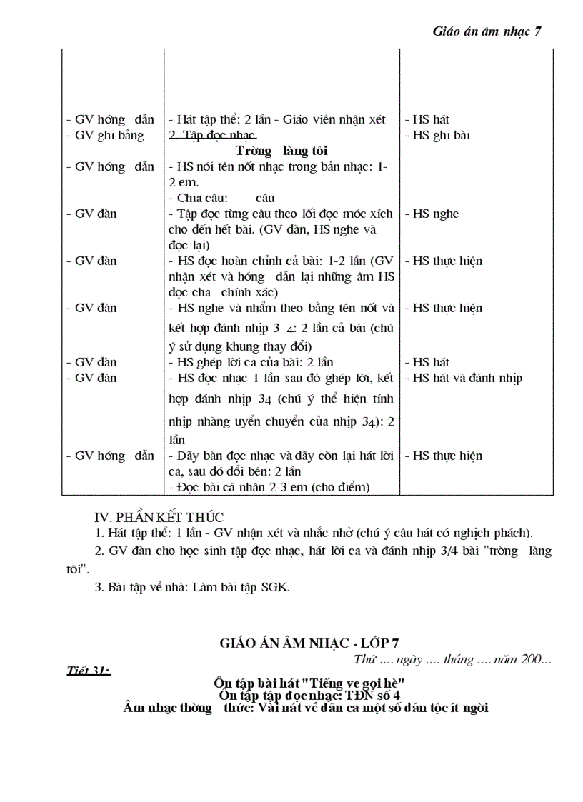 image for page Giáo án âm nhạc7 cả năm