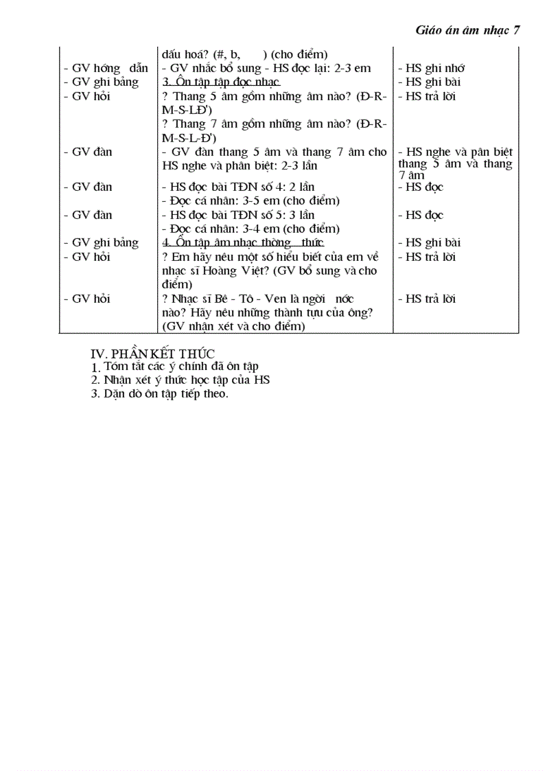 image for page Giáo án âm nhạc7 cả năm