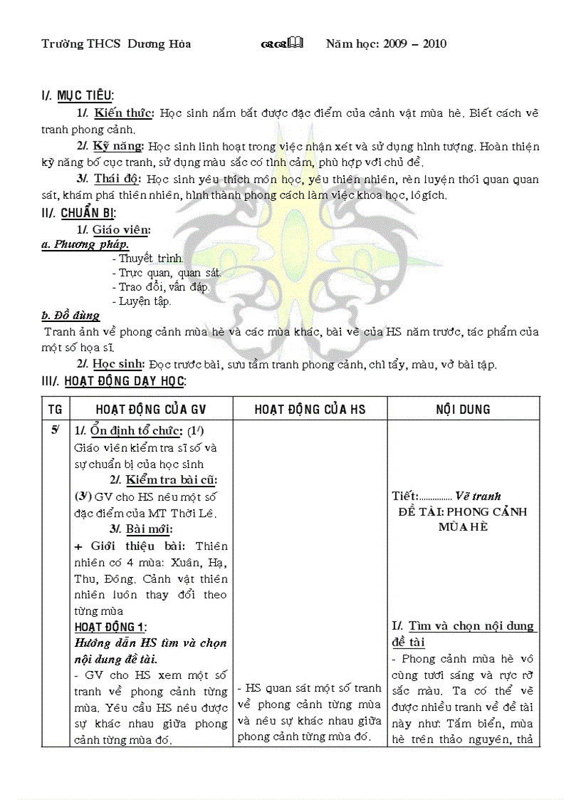 image for page Giao an mi thuat 8