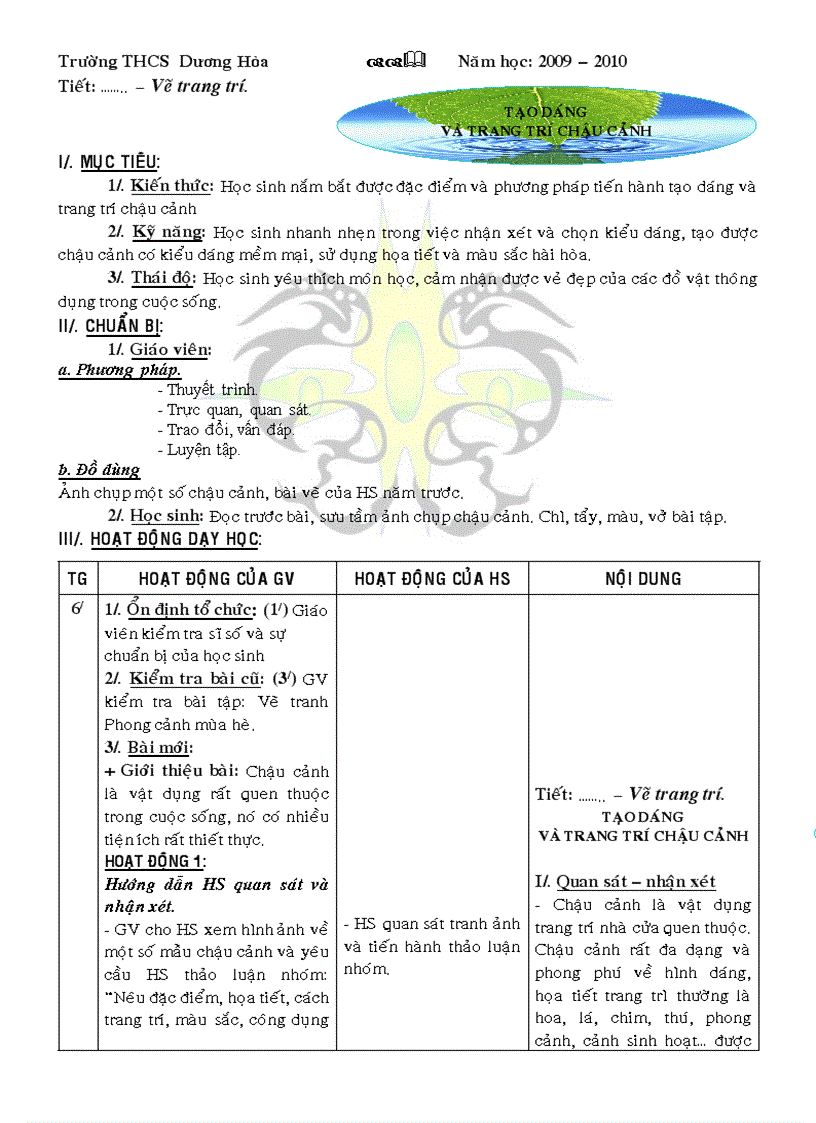 image for page Giao an mi thuat 8