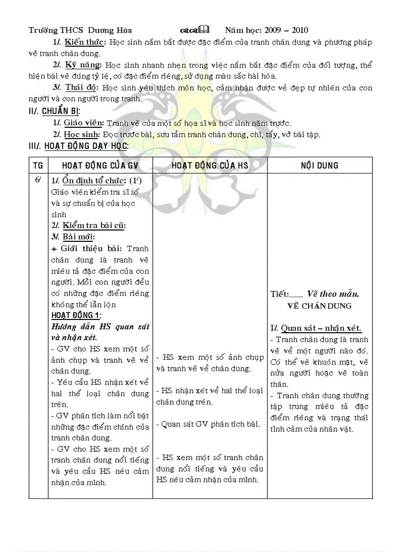 image for page Giao an mi thuat 8