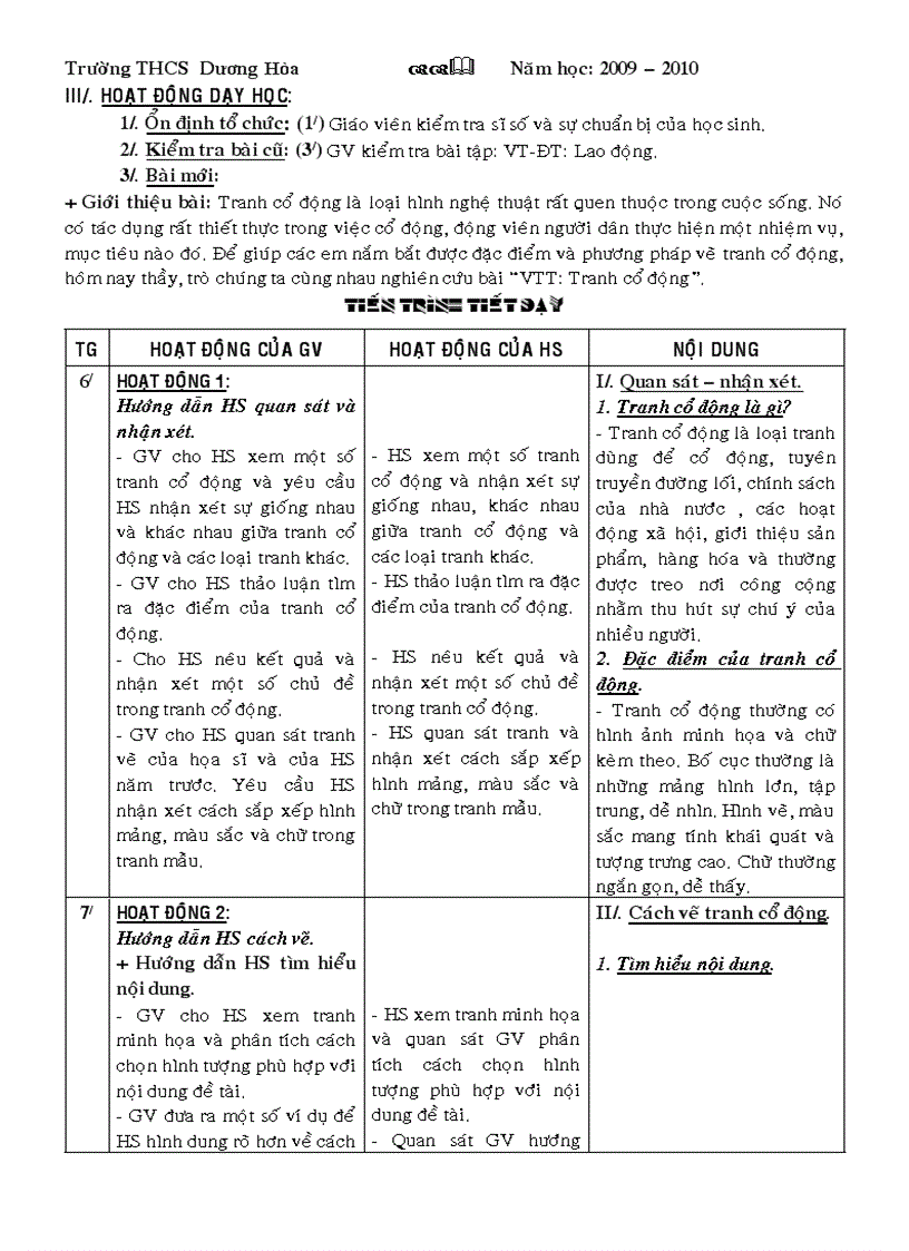 image for page Giao an mi thuat 8