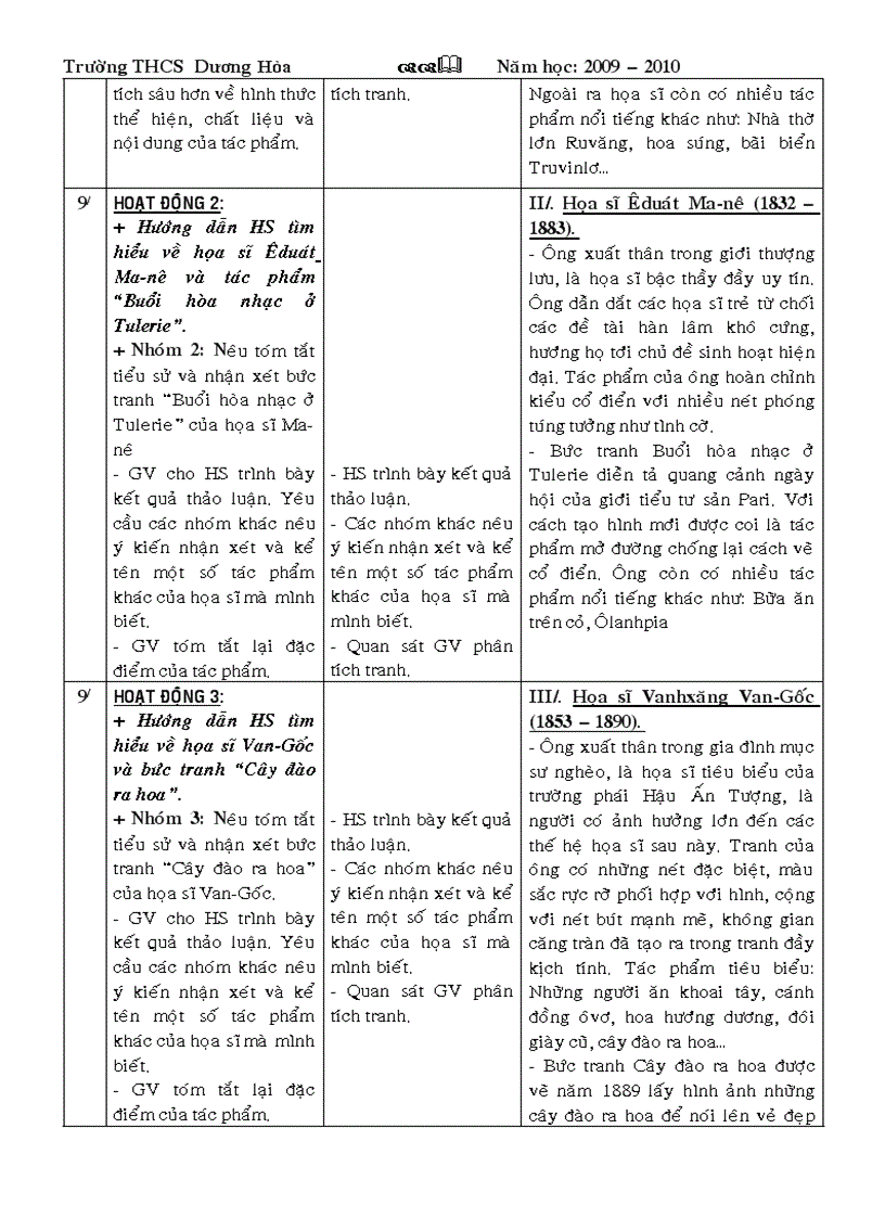 image for page Giao an mi thuat 8