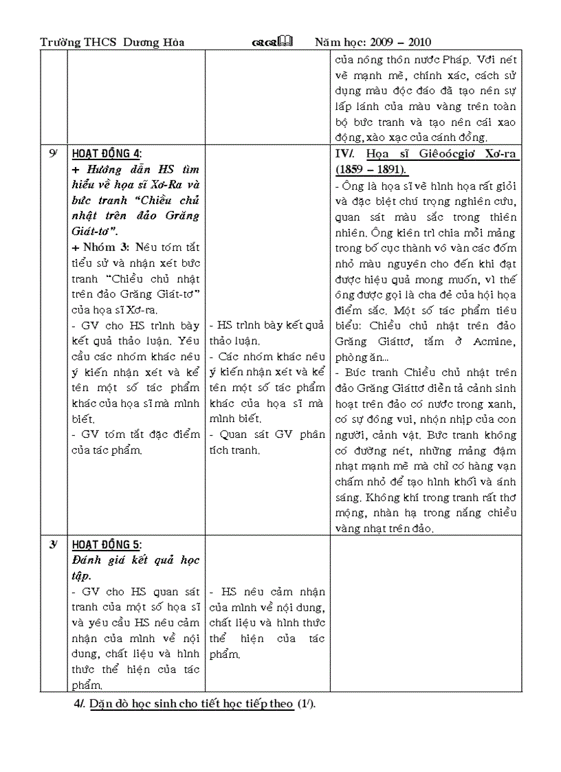 image for page Giao an mi thuat 8