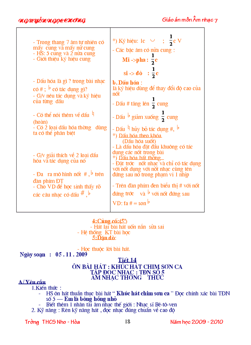 image for page Giao an NHAC 7 2009 2010 doc