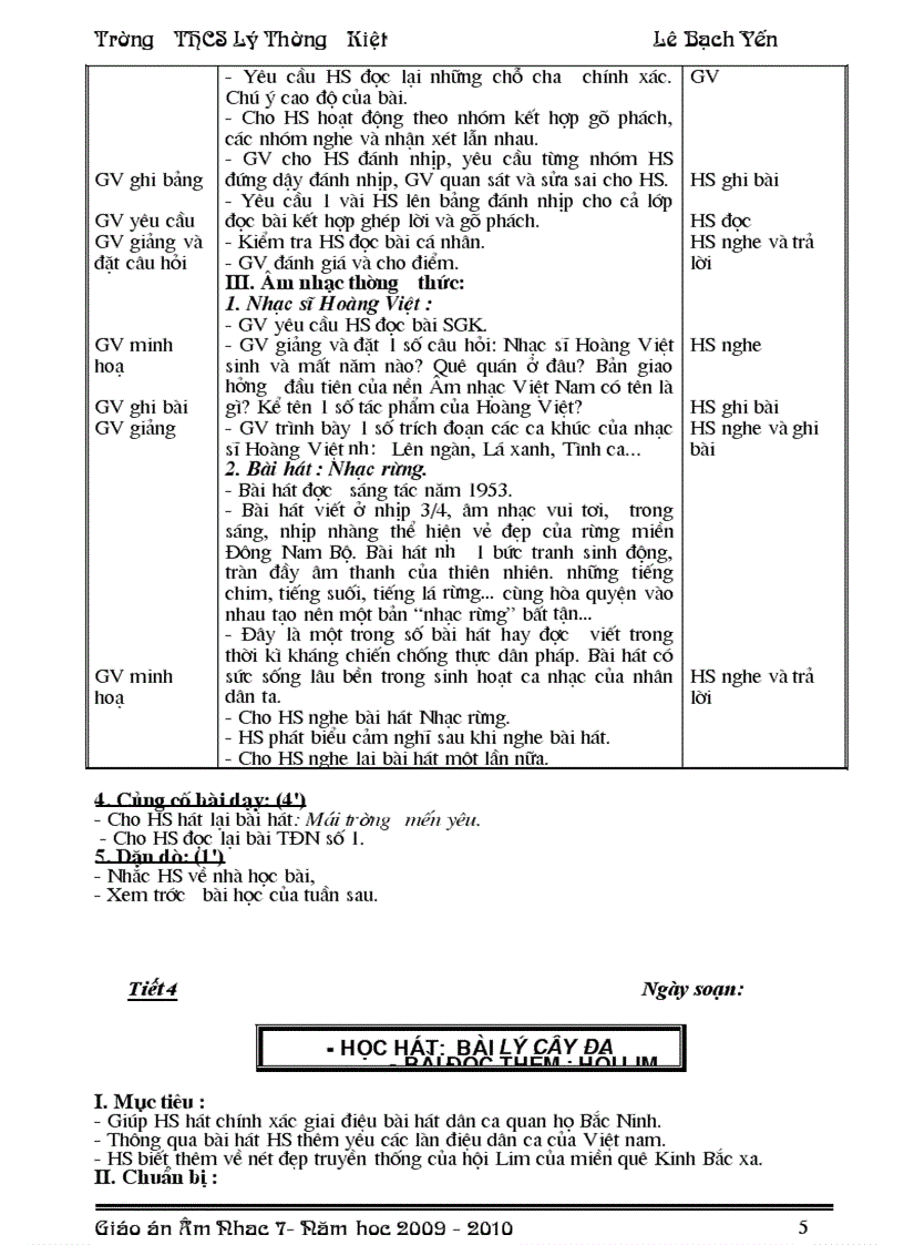 image for page Giáo án nhạc 7 hot