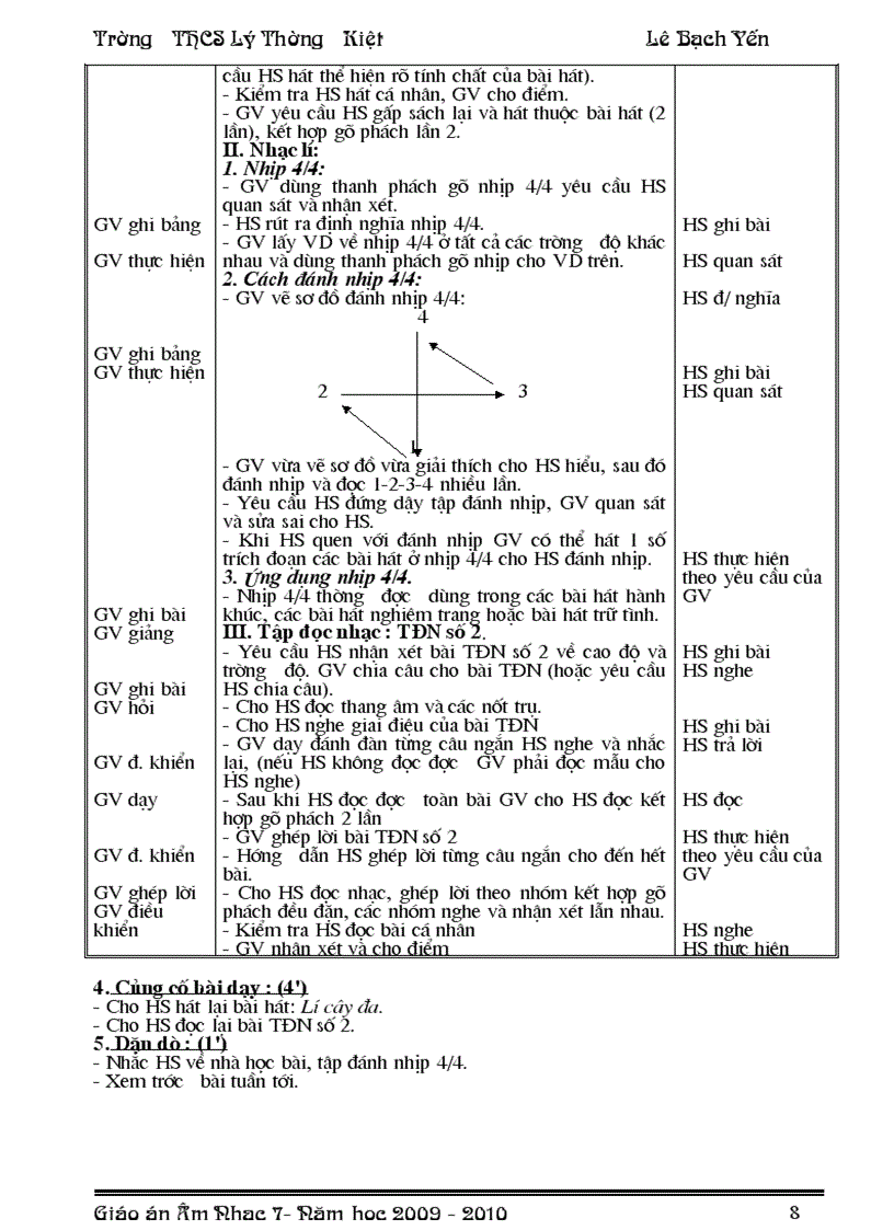 image for page Giáo án nhạc 7 hot