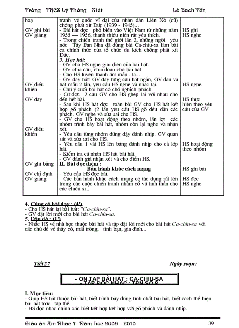 image for page Giáo án nhạc 7 hot