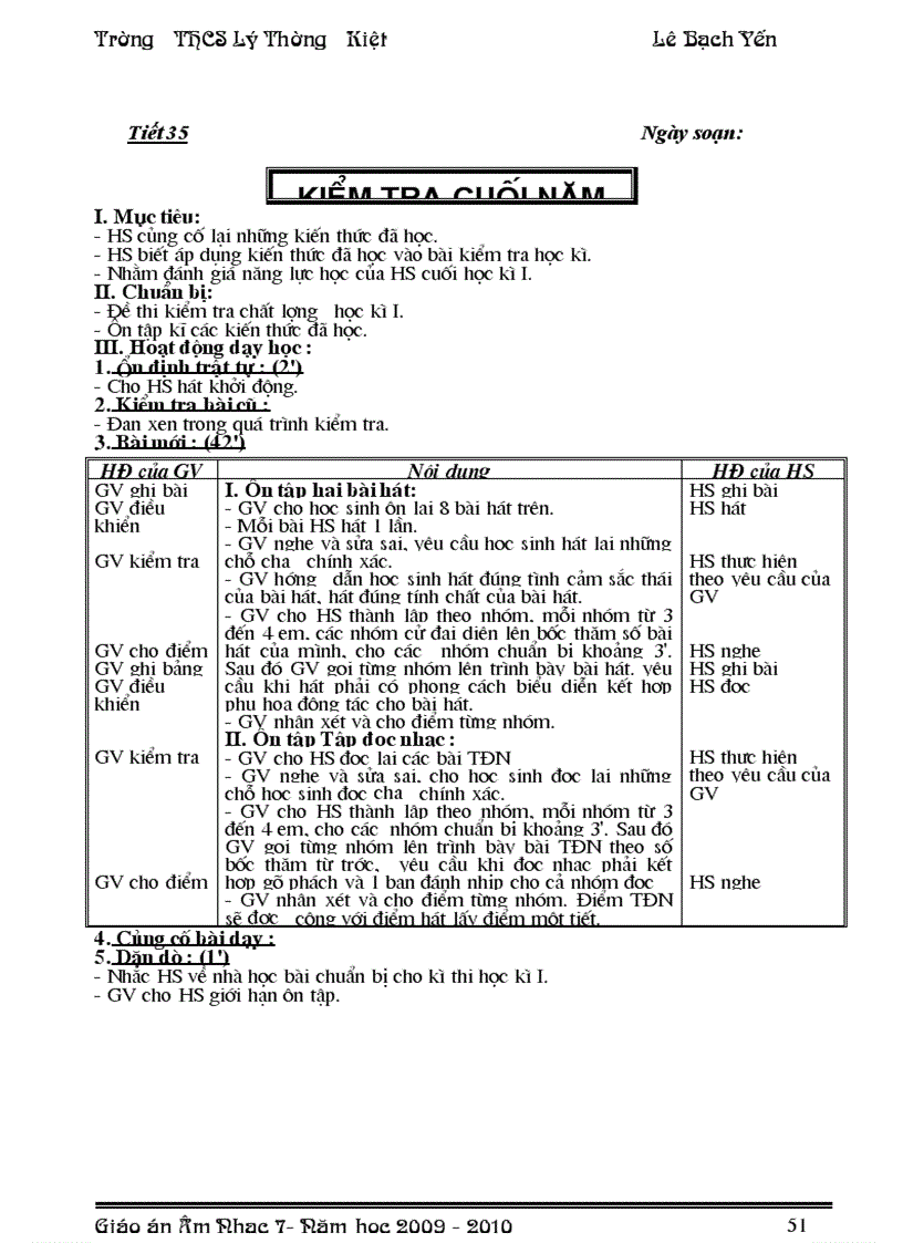 image for page Giáo án nhạc 7 hot