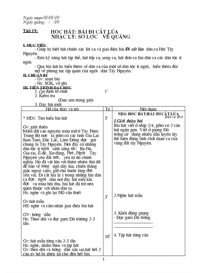 image for page Giao an Nhac7 kyII 3 cot BG