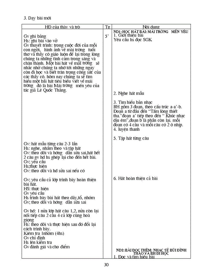 image for page Giao an Nhac7 kyII 3 cot BG