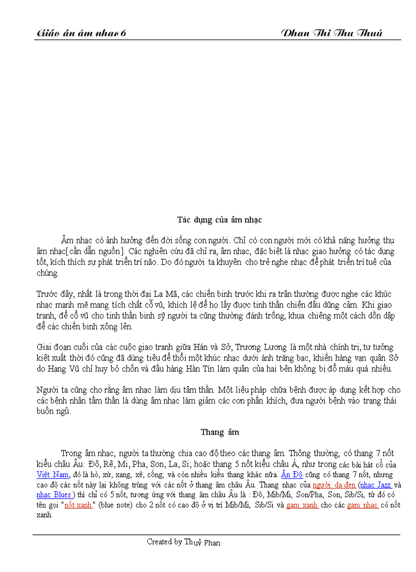 image for page Giáo án ÂM nhạc 6 1