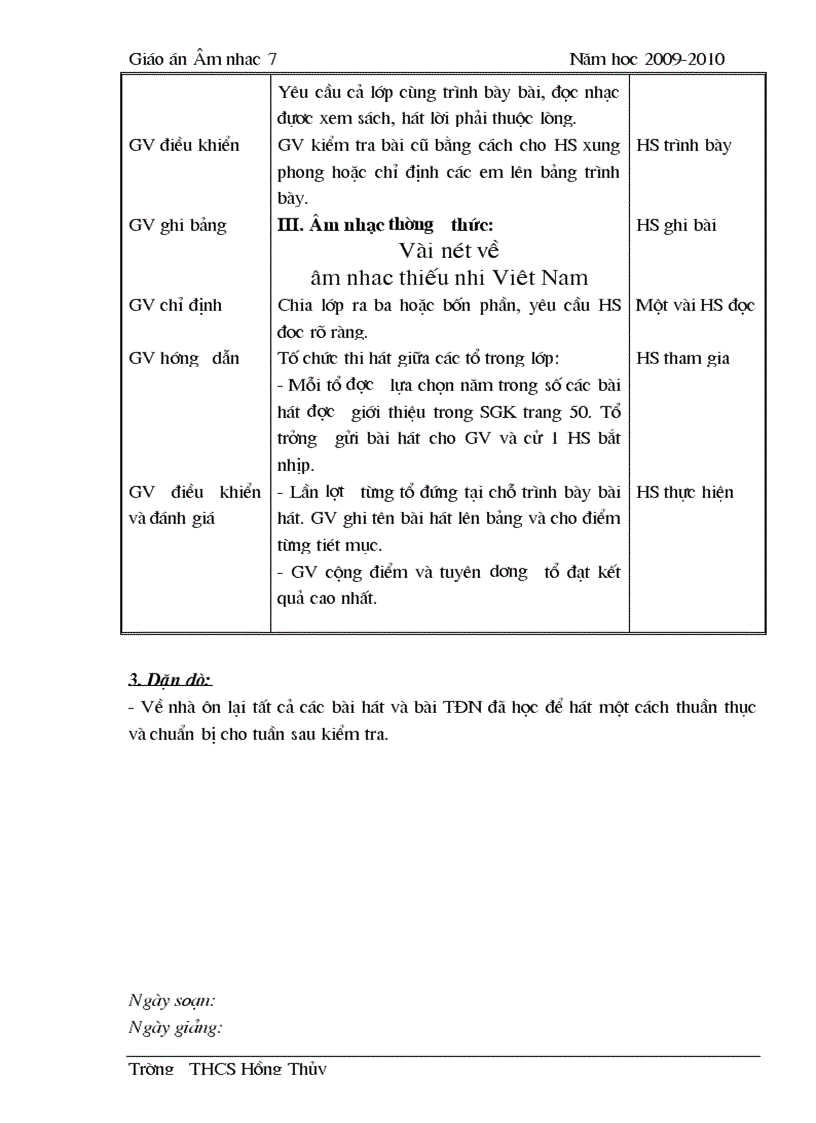 image for page Nhạc 7 2009 2010