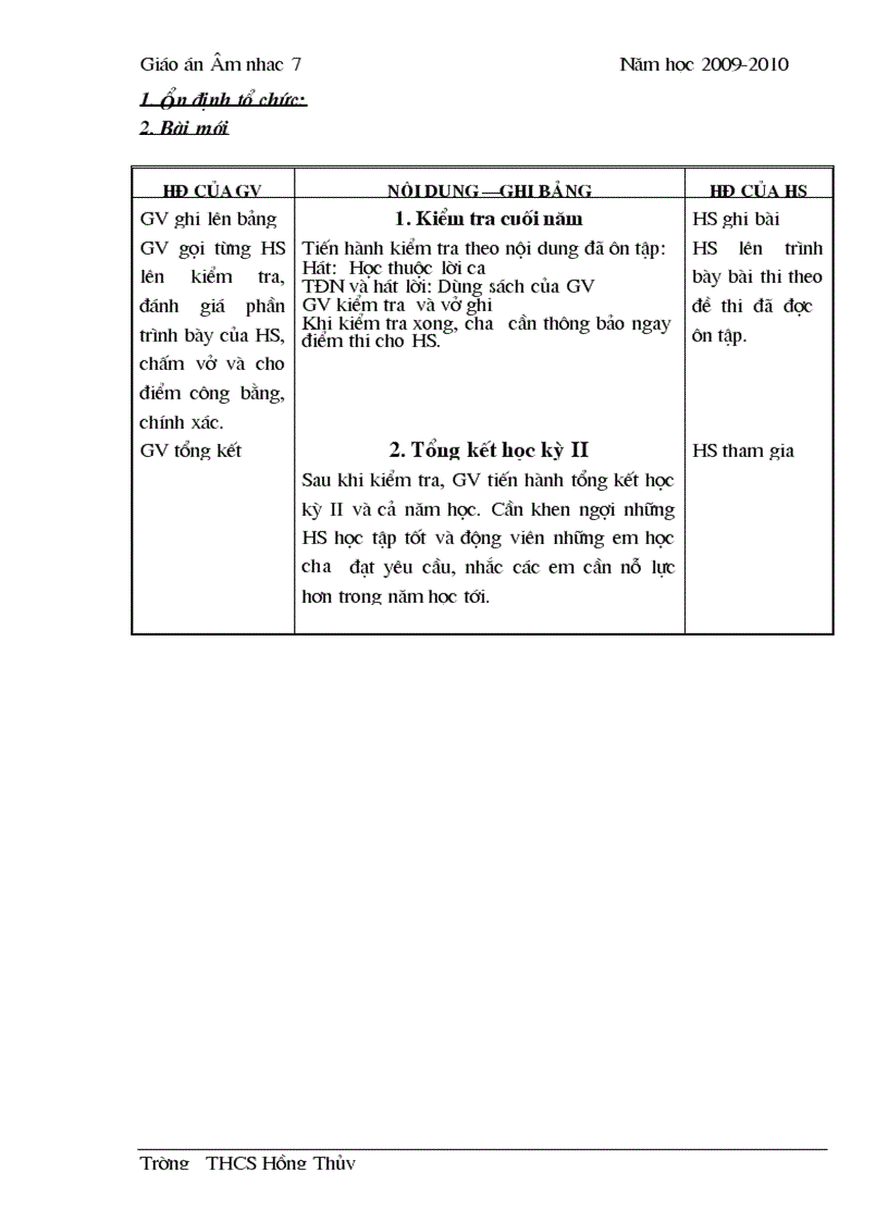 image for page Nhạc 7 2009 2010