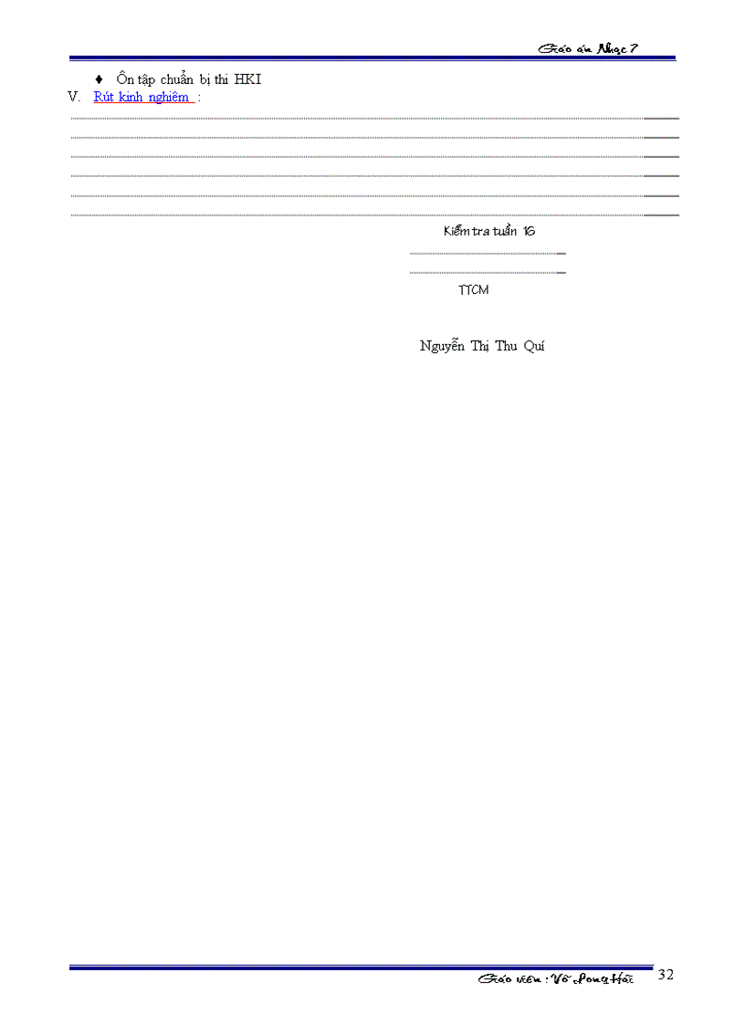 image for page Nhạc 7 Tiết 16